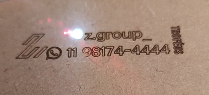 Gravação Laser Fiber - Modelo 4